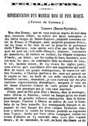Représentation d'un mystère dans le Pays basque - 01