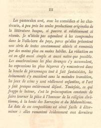 Les pastorales (avant-propos)