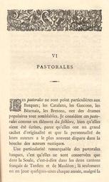 Les pastorales