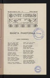 Ibañeta phastorala